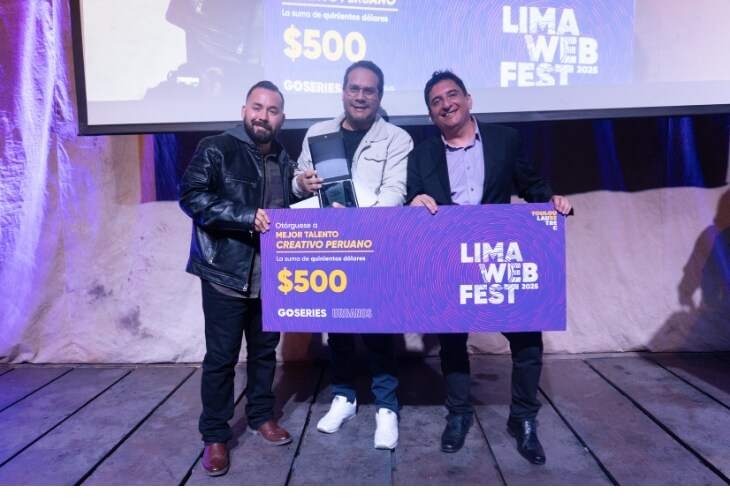 Lima Web Fest 2025 - Premiacion a mejor talento creativo