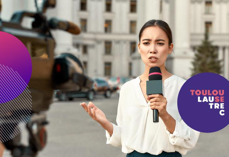 mujer periodista